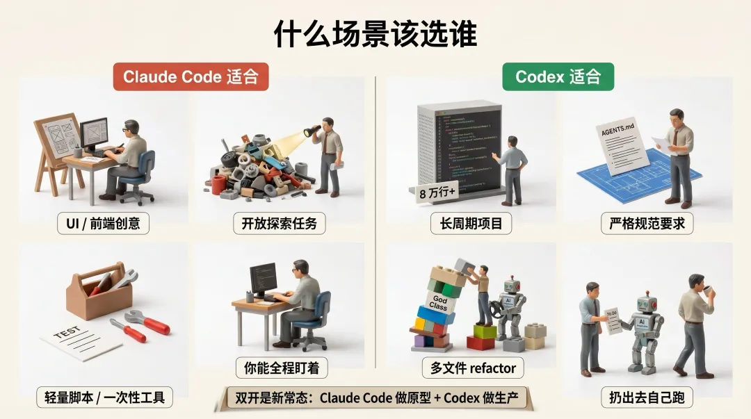 什麼場景該選誰