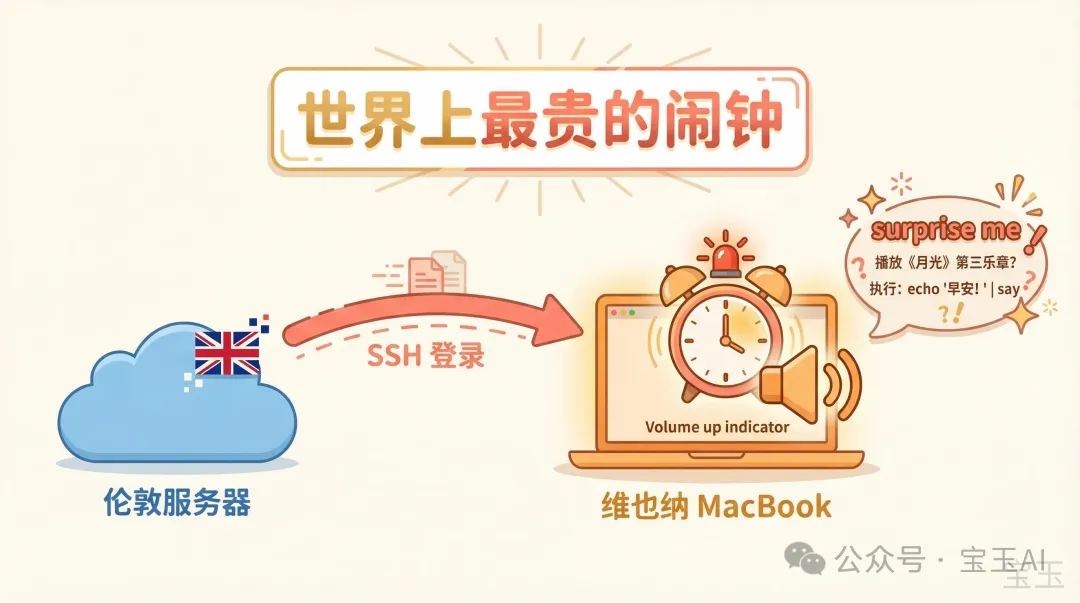 世界上最貴的鬧鐘：倫敦服務器 SSH 到維也納 MacBook