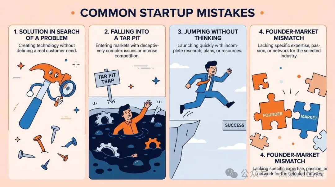 創業者最常犯的四個致命錯誤