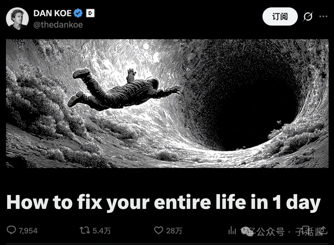 Dan Koe推特主頁