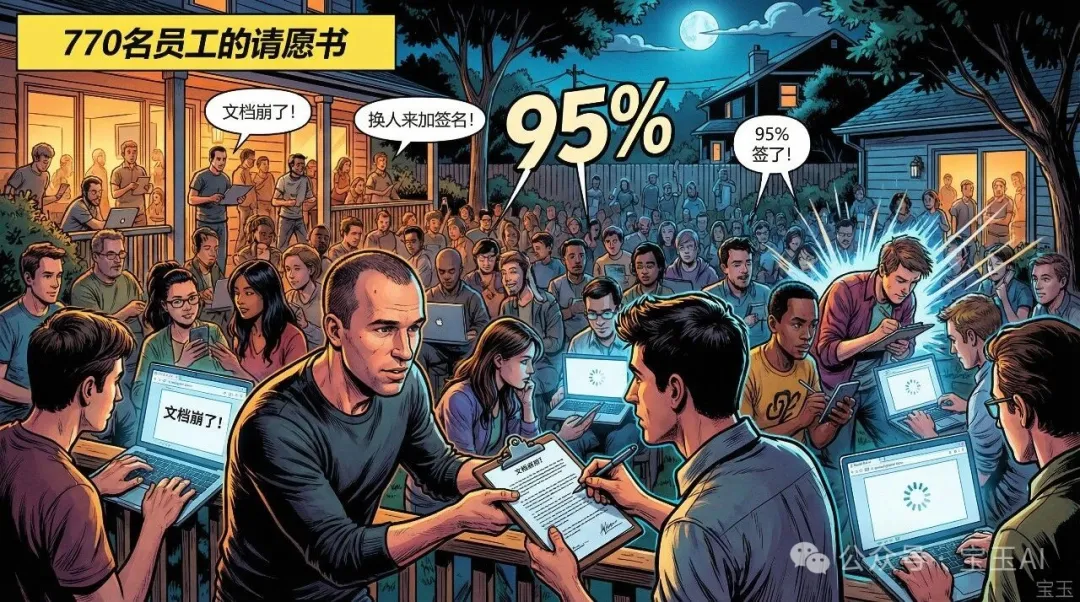 770 名員工的請願書讓 Google Docs 崩潰,95% 簽名