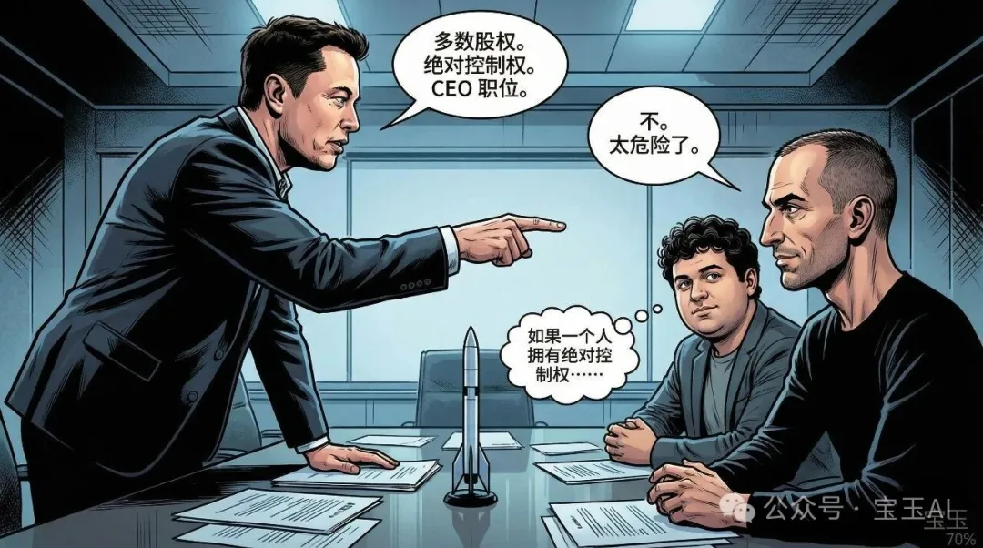 馬斯克要求絕對控制權,Brockman 和 Ilya 堅定拒絕