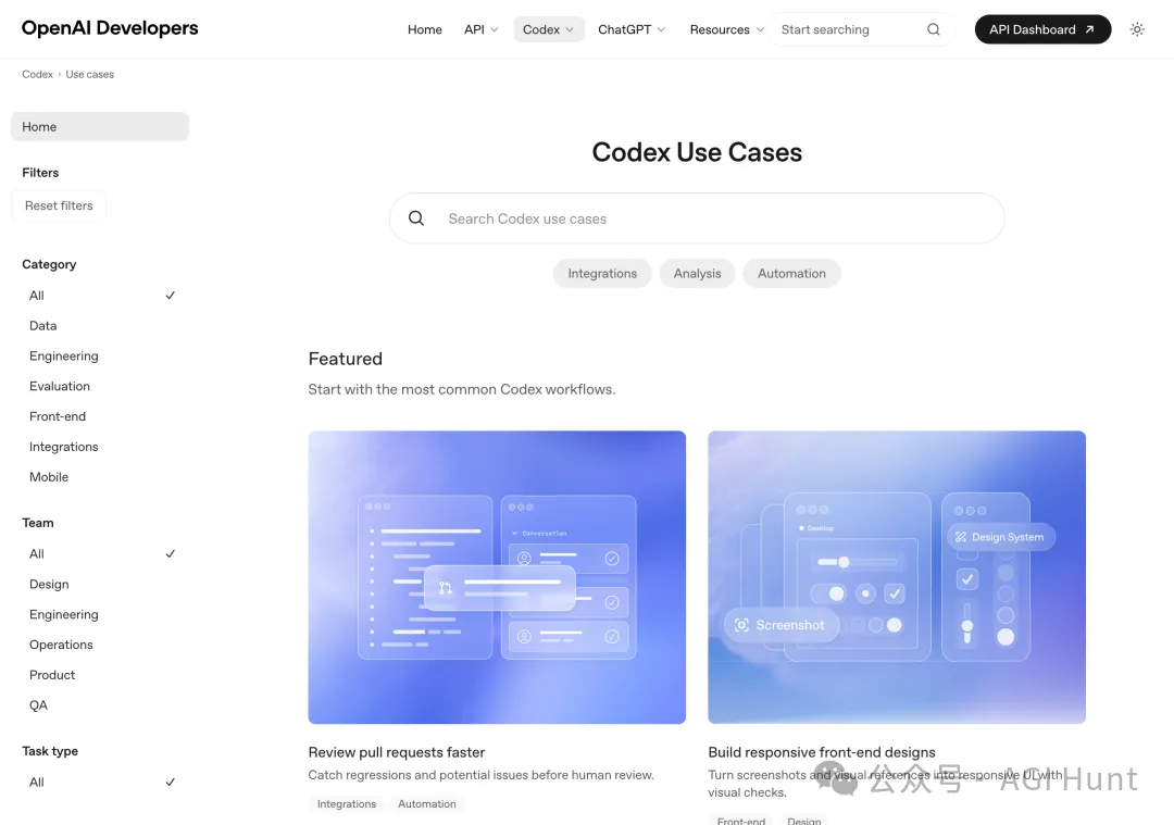 Codex 案例庫首頁