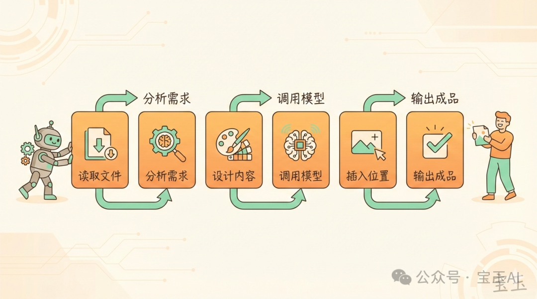 Agent 配圖工作流:6 步自動化完成