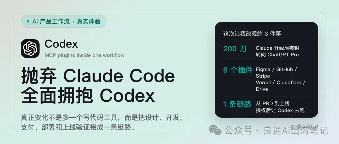 null 拋棄 Claude Code,全面擁抱 Codex