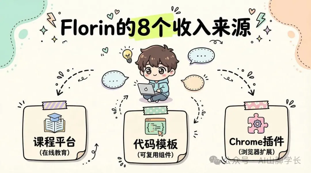 知識卡片1:Florin的8個收入來源