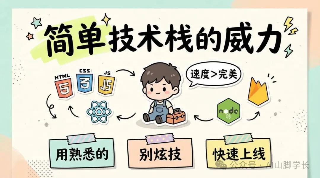 知識卡片6:簡單技術棧的威力