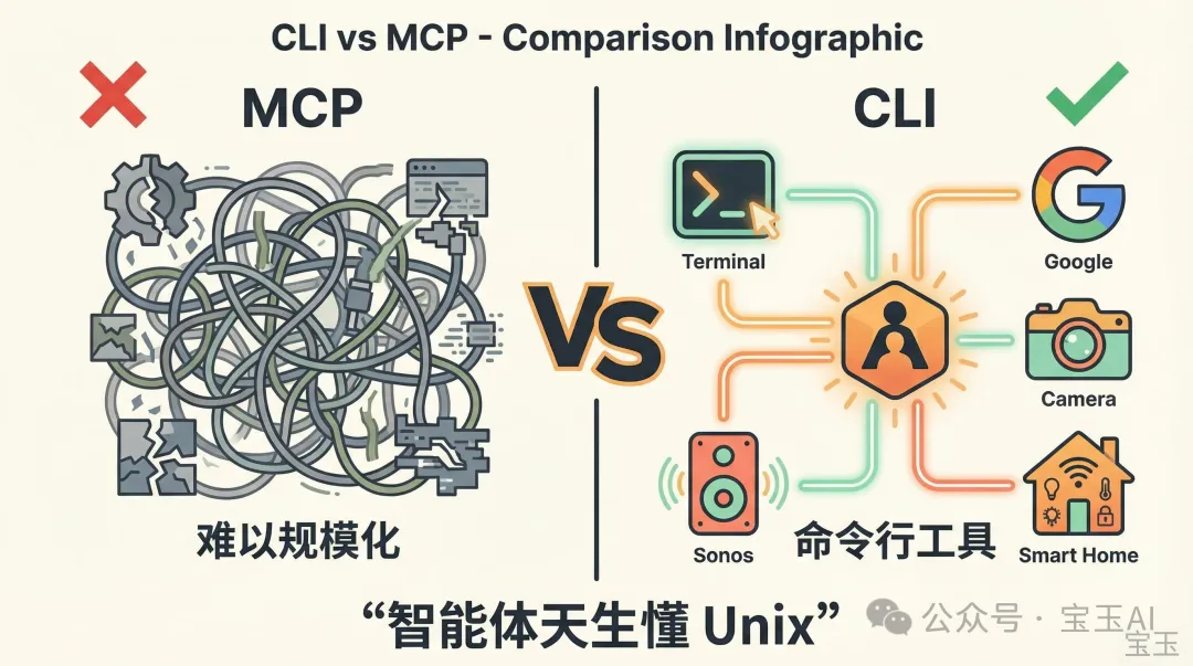 CLI vs MCP:命令行工具才能規模化